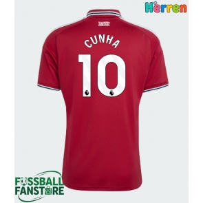 Manchester United Matheus Cunha #10 Replik Heimtrikot 2026-27 Kurzarm